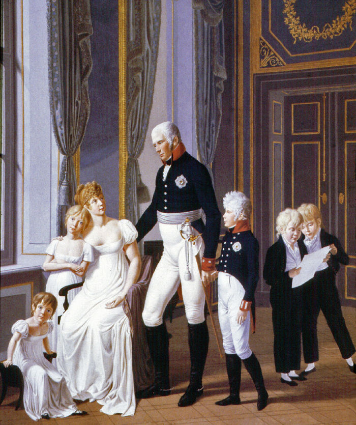 Friedrich Wilhelm III. mit seiner Familie